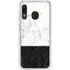 Marble Split Galaxy A20 Clear Case
