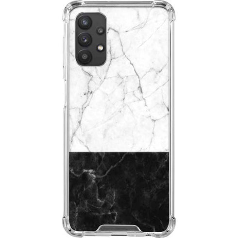 Marble Split Galaxy A32 5G Clear Case