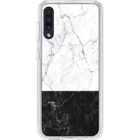 Marble Split Galaxy A50 Clear Case