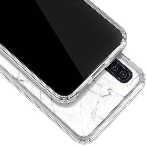 Marble Split Galaxy A50 Clear Case