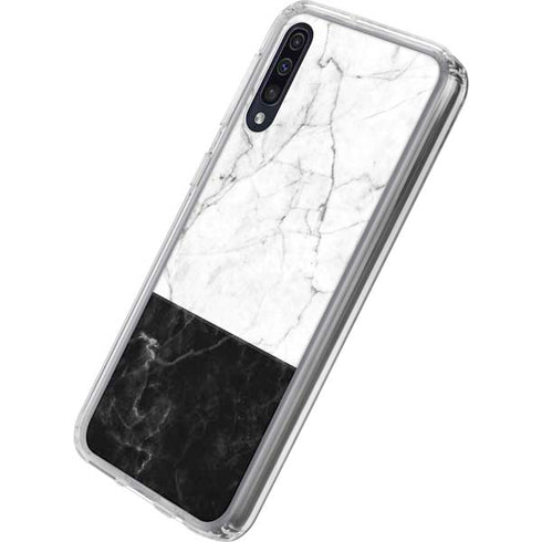 Marble Split Galaxy A50 Clear Case