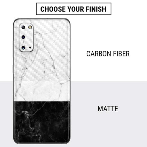 Marble Split Galaxy S20 Skin