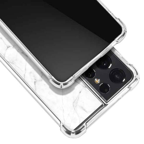 Marble Split Galaxy S21 Ultra 5G Clear Case