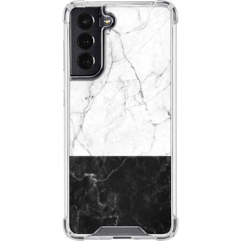 Marble Split Galaxy S22 Clear Case