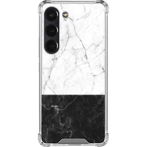 Marble Split Galaxy S23 Clear Case