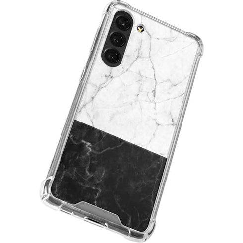 Marble Split Galaxy S23 Plus Clear Case