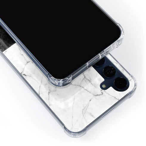 Marble Split Galaxy S24 Clear Case