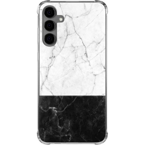 Marble Split Galaxy S24 Plus Clear Case