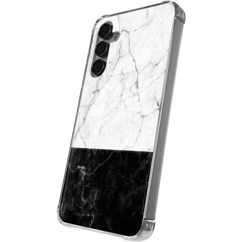 Marble Split Galaxy S24 Plus Clear Case