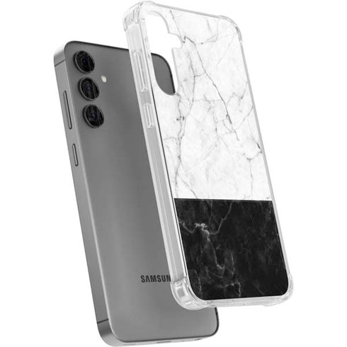 Marble Split Galaxy S24 Plus Clear Case