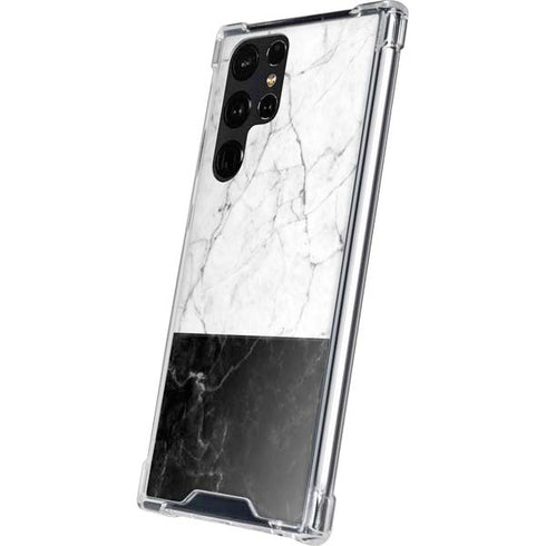 Marble Split Galaxy S24 Ultra Clear Case