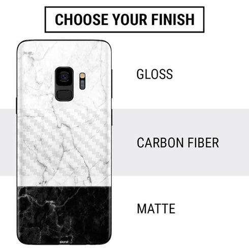 Marble Split Galaxy S9 Skin