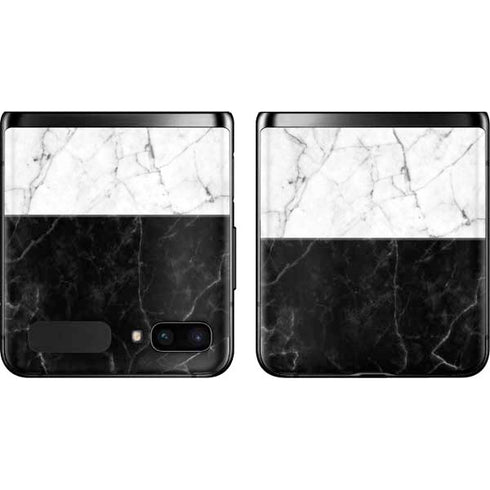 Marble Split Galaxy Z Flip Skin