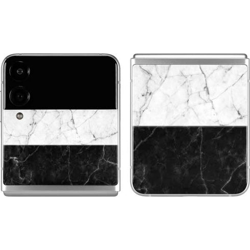 Marble Split Galaxy Z Flip4 5G Skin