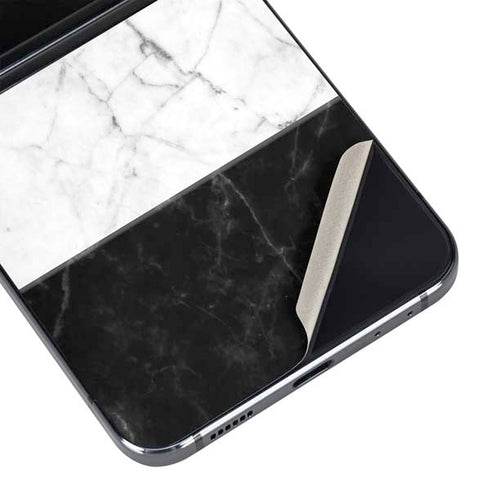 Marble Split Galaxy Z Flip5 5G Skin