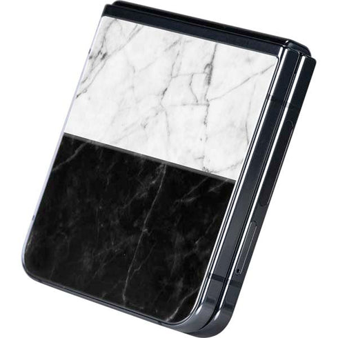 Marble Split Galaxy Z Flip5 5G Skin