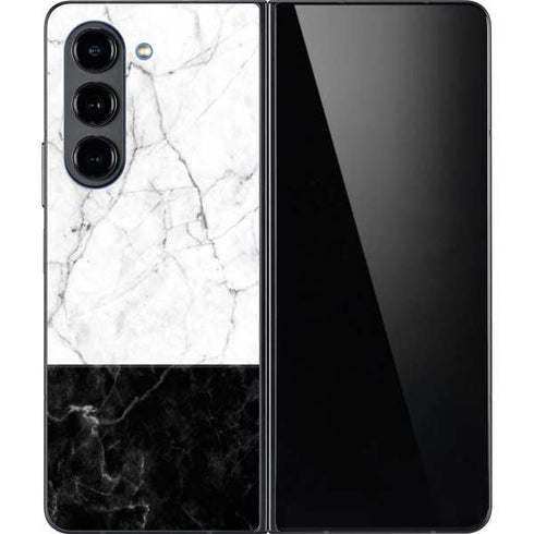 Marble Split Galaxy Z Fold5 5G Skin