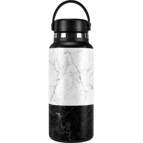 Marble Split Hydro Flask 32oz Wide Mouth Skin