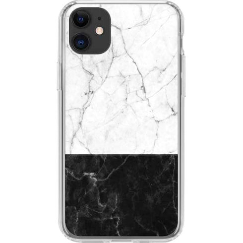 Marble Split iPhone 11 Clear Case