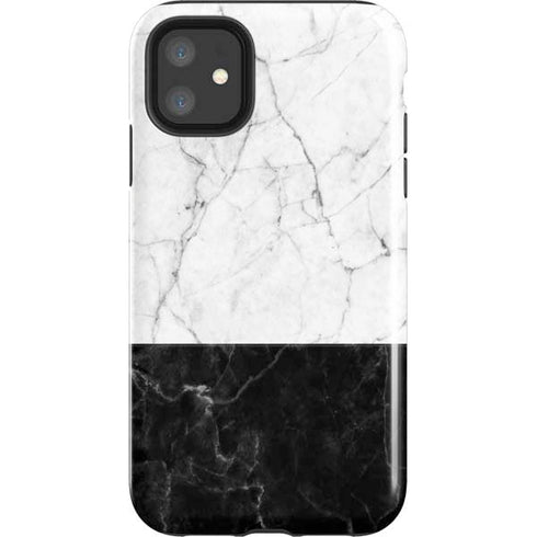 Marble Split iPhone 11 Impact Case