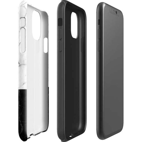 Marble Split iPhone 11 Impact Case
