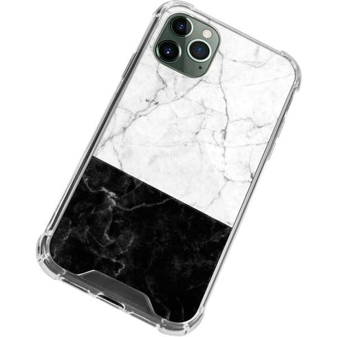 Marble Split iPhone 11 Pro Max Clear Case