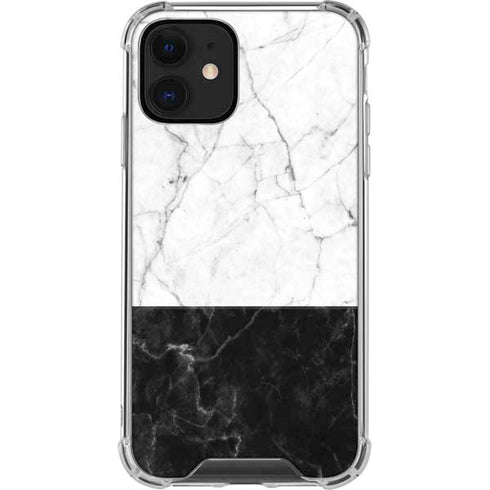 Marble Split iPhone 12 Clear Case