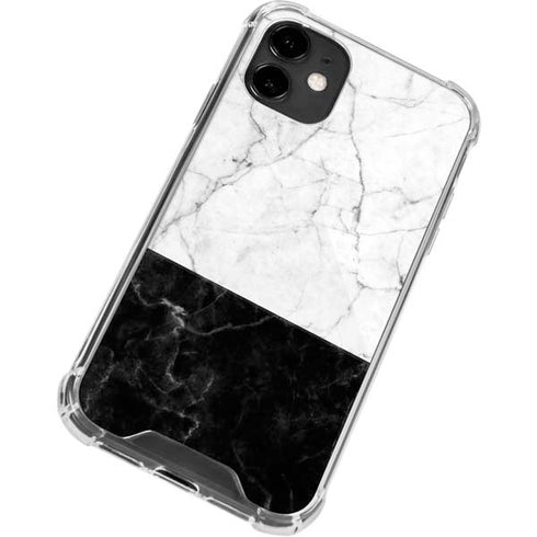 Marble Split iPhone 12 Clear Case