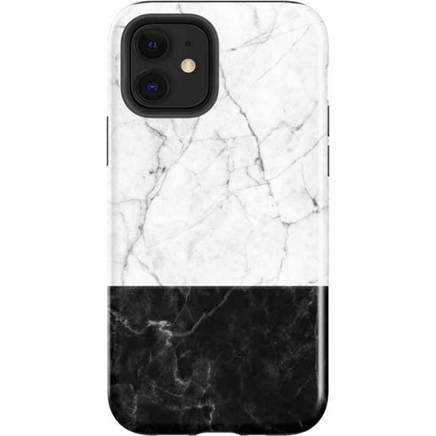 Marble Split iPhone 12 Impact Case