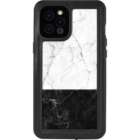 Marble Split iPhone 12 Pro Max Waterproof Case