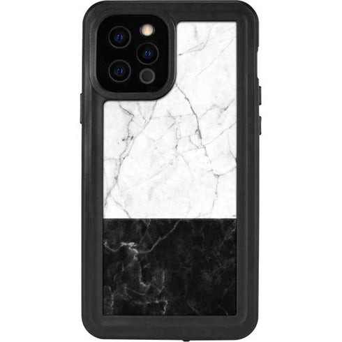 Marble Split iPhone 12 Pro Waterproof Case