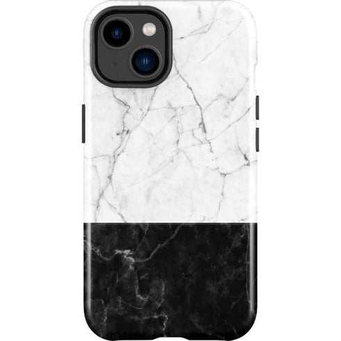 Marble Split iPhone 14 Plus Impact Case