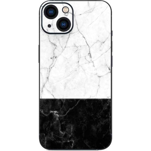 Marble Split iPhone 15 Plus Skin