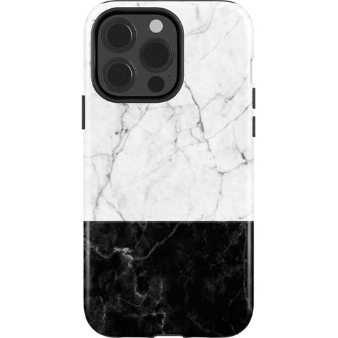 Marble Split iPhone 15 Pro Impact Case