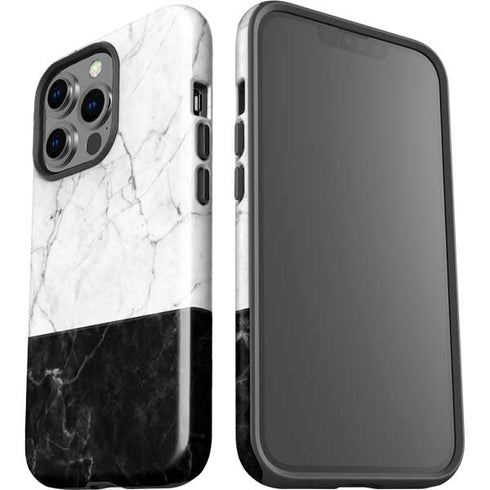 Marble Split iPhone 15 Pro Impact Case