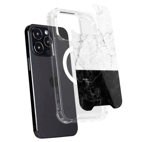Marble Split iPhone 15 Pro MagSafe Case