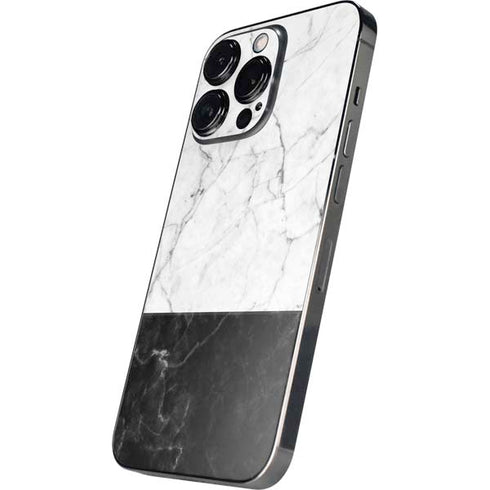 Marble Split iPhone 14 Pro Skin