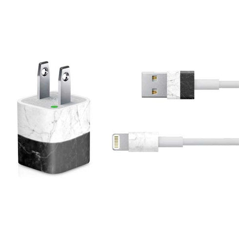 Marble Split iPhone Charger (5W USB) Skin