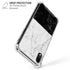 Marble Split iPhone XR Clear Case