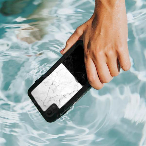 Marble Split iPhone XR Waterproof Case