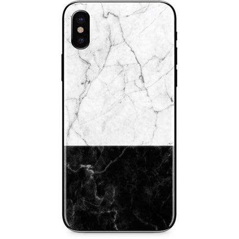 Marble Split iPhone XS Skin