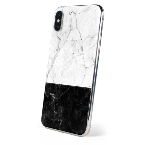 Marble Split iPhone XS Skin
