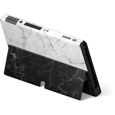 Marble Split Nintendo Switch OLED (2021) Skin
