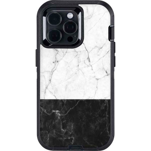 Marble Split Otterbox Defender iPhone Skin