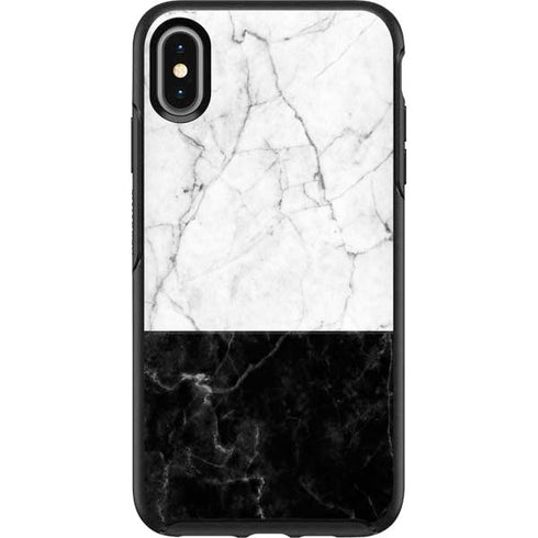 Marble Split Otterbox Symmetry iPhone Skin
