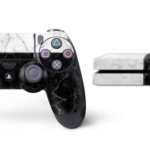 Marble Split PS4 Console and Controller Bundle Skin