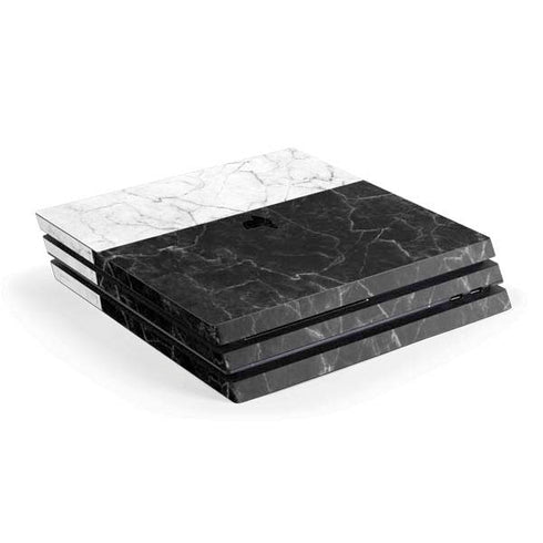 Marble Split PS4 Pro Console Skin