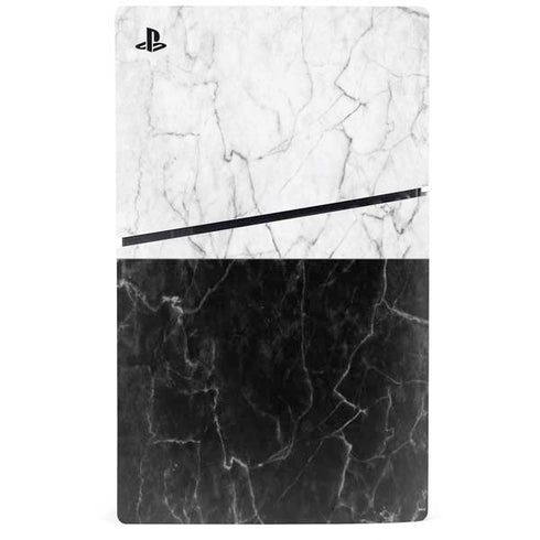 Marble Split PS5 Slim Disk Bundle Skin