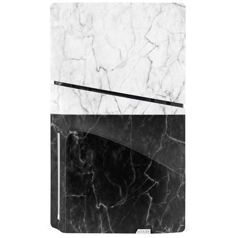 Marble Split PS5 Slim Disk Bundle Skin