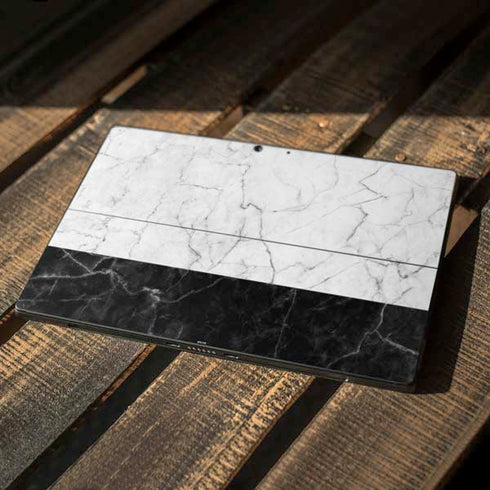 Marble Split Surface Pro 7 Skin